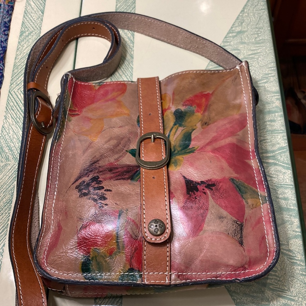 Patricia Nash leather crossbody bag